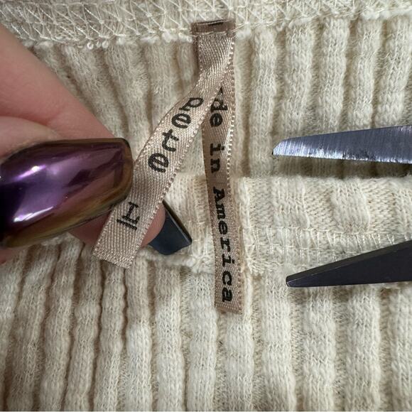 Vintage Y2K Practical Magic Black Lace Cream Whimsigoth Grunge LONG SLEEve - Picture 13 of 16